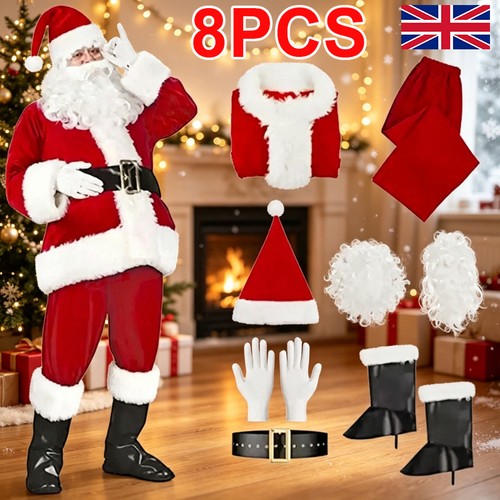 8pcs luxury santa - luxury, claus