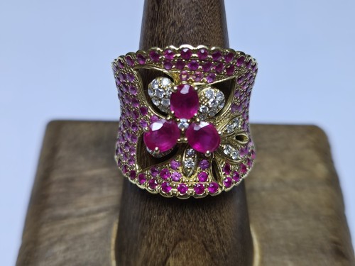 Nice 18k yellow gold ruby - gold,