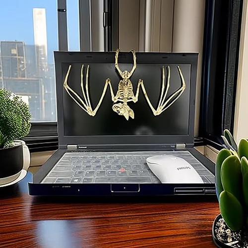 Halloween bat skeleton - halloween,