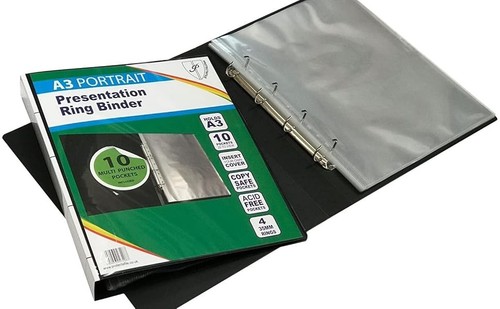 Portrait ring binder - portrait,