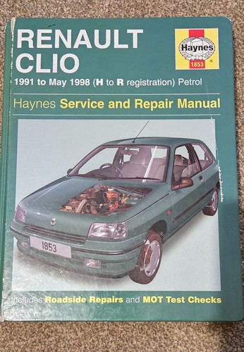 Old renault clio book - renault,