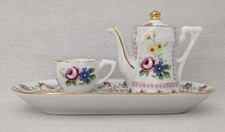 Leonardo Collection Miniature Porcelain Tea Set In Original Box-Contains 4 items