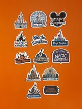 Walt Disney World Magic Kingdom inspired handmade stickers
