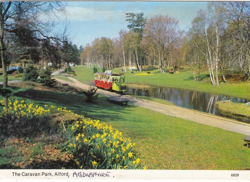 Postcard the caravan park - the,