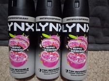3x Lynx Epic Fresh