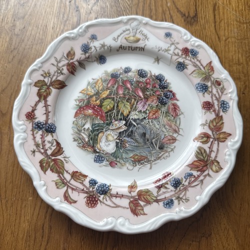 Royal doulton plate - plate, brambly