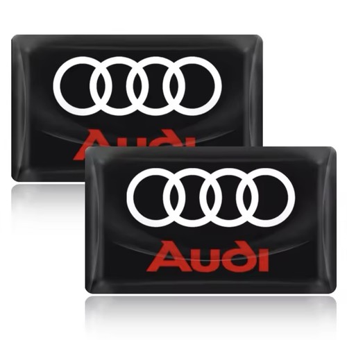 2psc audi domed - domed, logo