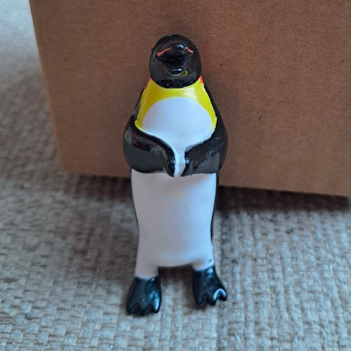 Vintage plastic penguin figure - penguin,