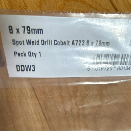 Cobalt spot weld drill - weld, bit