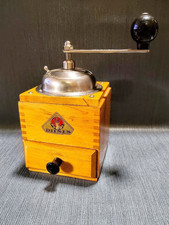 Coffee mill Pe-De No. 610 Solida, antique hand-held coffee mill, made in Germany