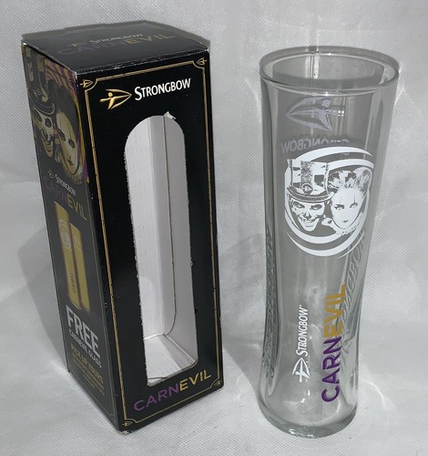 Strongbow carnevil pint glass - pint,