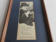 Winston Churchill - Famous Quote & Photo with Winston Churchill Signature