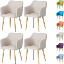 Set of 2  Tub Fabric Chair