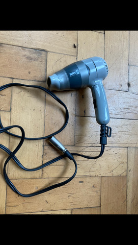 12v hairdrier with - 4, pin
