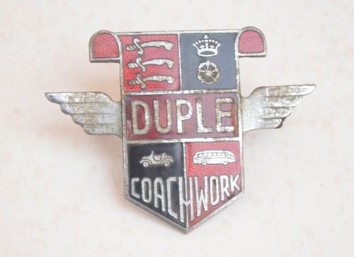 Bus coach enamel badge - bus,