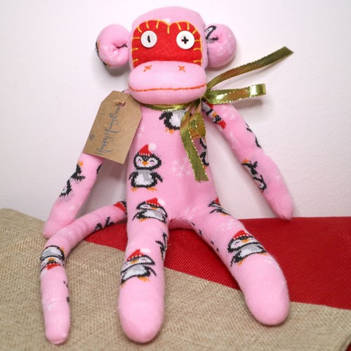 Handmade sock monkey - monkey, uk