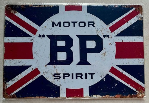 Motor spirit metal sign - motor,