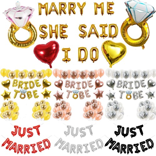 Letter foil balloons - 16", bride