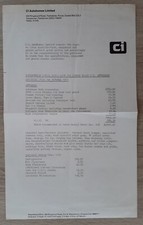 Commer Ci Autohomes Price & Options Brochure / Leaflet 1973  Highwayman Wanderer