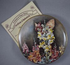 BORDER CICELY MARY BARKER FESTIVAL OF FLOWER FAIRIES PLATE SNAPDRAGON FAIRY