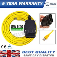 For BMW Ethernet to OBD Enet Cable E-SYS IcoM Coding F/G-Series