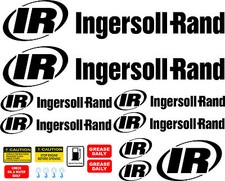 INGERSOLL RAND COMPRESSOR DECALS STICKERS