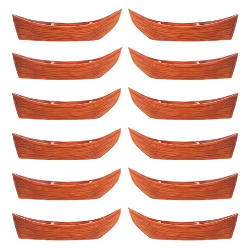 12pcs canoe model home resin - 12pcs,