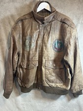 Scooter Leather Bomber Jacket
