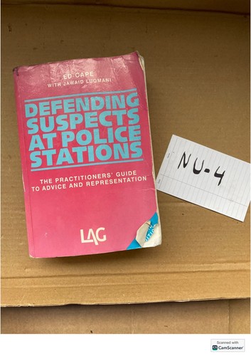 Defending suspects police - suspects, at