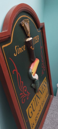 Guinness wooden sign - wooden,