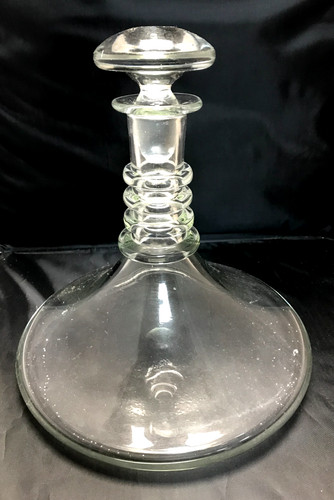Glass ships decanter wide - glass, decanter,
