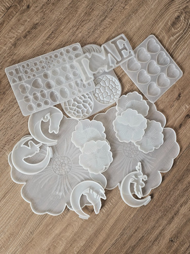 Silicone epoxy resin - resin, moulds