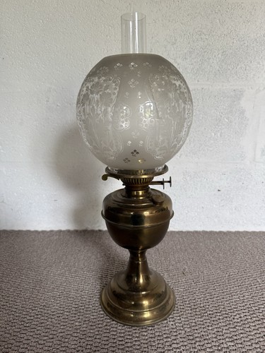 Antique victorian brass oil - antique,