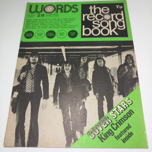 Words vintage record - words, song