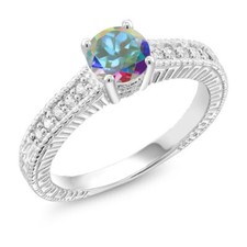 1.15 Ct Round Mercury Mist