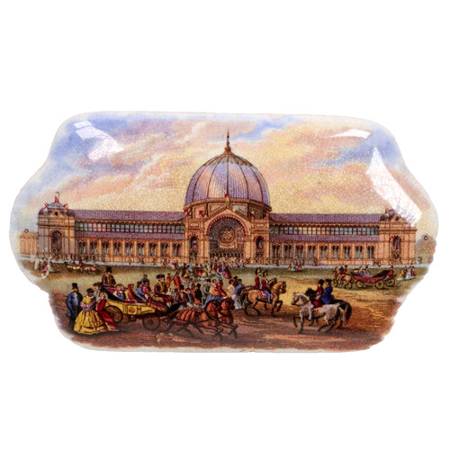 Staffordshire pot lid - staffordshire,
