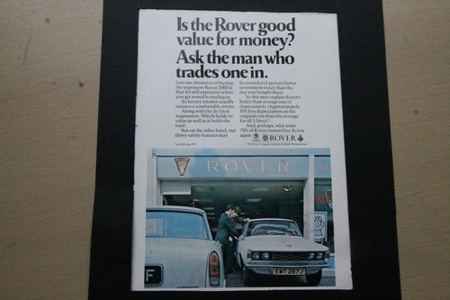 Original 1971 magazine advert