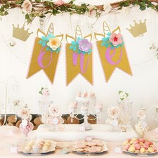  Flower Highchair Banner Decoration for Birthday Prop Party Decorations