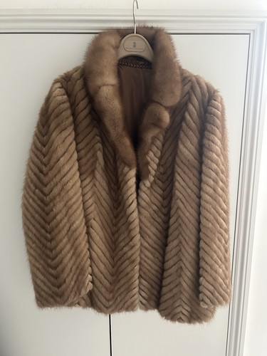 Vintage real mink chevron - vintage,