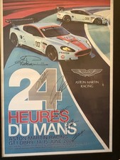 Aston Martin DBR le Mans 2008 24hr Gulf Colours Nos.009/007. Signed By drivers.