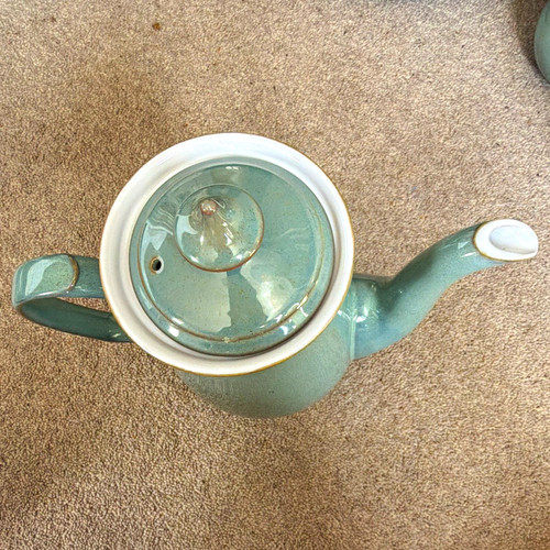 Denby green stoneware - green, coffee