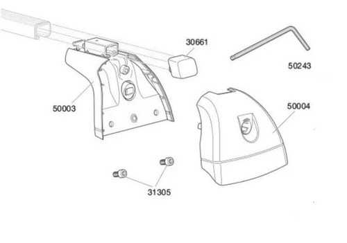 Thule footpack spares 751 - -,