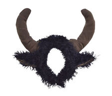 Brown Bull Ram Horns Fluffy