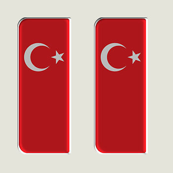Turkey full flag gel - full,