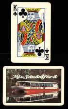 1 x Playing card Miss