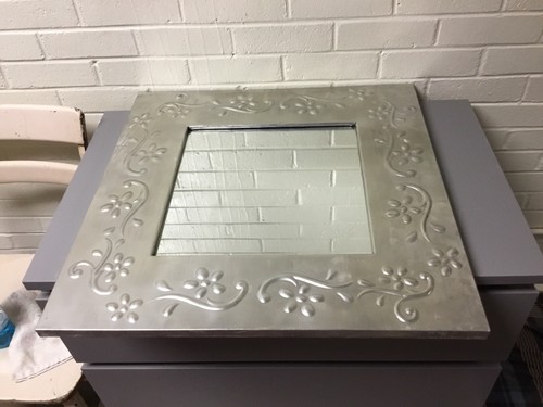 Vintage square embossed - vintage,