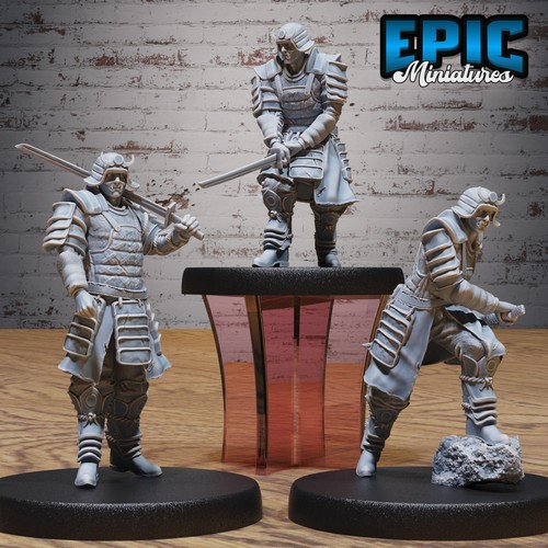 Half blood samurai - samurai, miniatures