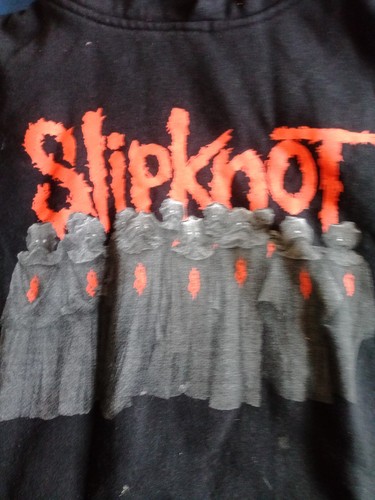 Mens slipknot hoodie black - mens,