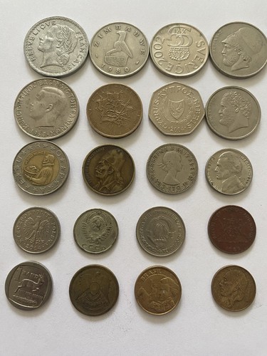 Old coins world mix - world, coins"