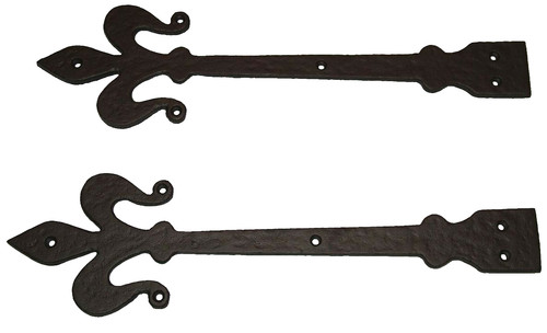 False door hinge fronts - , pair